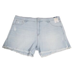 Terra & Sky Women's Plus Size High Rise Vintage Boyfriend Shorts - Size 22W